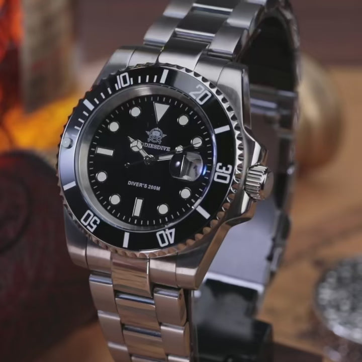 ADDIESDIVE Stainless Steel Business Leisure Quartz Watch